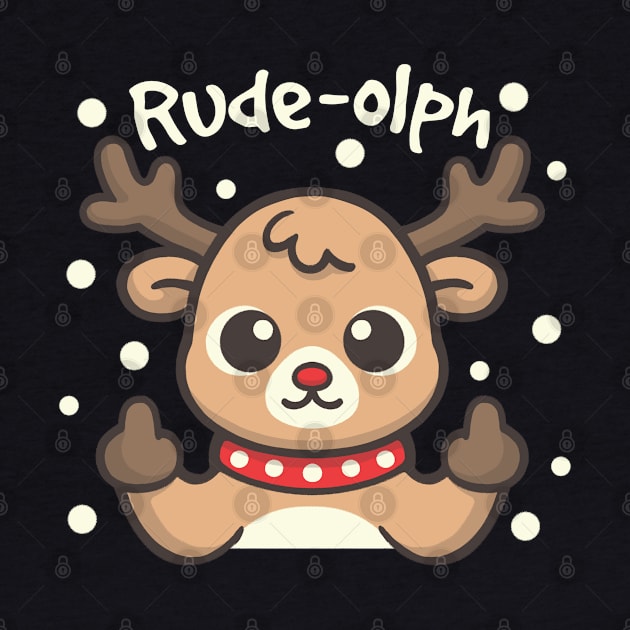 Rude olph ugly christmas sweater by NemiMakeit